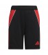 Pantaloncini Adidas Tiro 24 Junior Nero Rosso