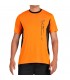 Camiseta Bullpadel Becerre Naranja Tejido Bicolor