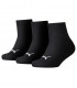 CALCETIN PUMA KIDS QUARTER 3P BLACK