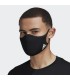 MASCARILLA ADIDAS NEGRA ADULTO TALLA M/L (PACK DE 3)